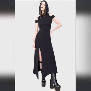 Elegant Black Off-Shoulder Dress